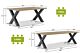 4 Seasons Outdoor Cottage/Cardiff 240 cm dining tuinset 7-delig