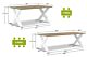 Lifestyle Treviso/Cardiff 240 cm dining tuinset 7-delig