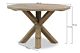 Garden Collections Edingburgh/Sand City 120 cm rond dining tuinset 5-delig