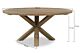 Garden Collections Denver/Sand City rond 160 cm dining tuinset 7-delig