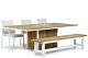 Lifestyle Rome/Los Angeles/Seaside 220 cm dining tuinset 5-delig
