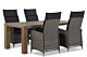 Garden Collections Madera/Brighton 200 cm dining tuinset 5-delig