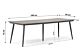 Domani Emory/Matale 240 cm dining tuinset 7-delig