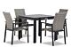 Lifestyle Upton/Concept 90 cm dining tuinset 5-delig stapelbaar