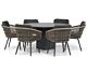 Lifestyle Western/Graniet 140 cm rond dining tuinset 7-delig