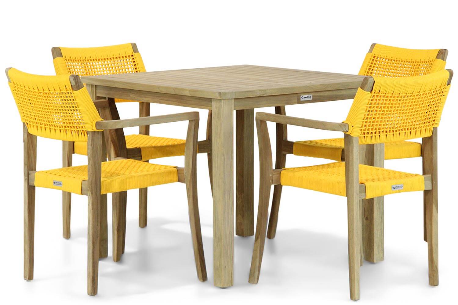 Lifestyle Dallas/Bristol 90 cm dining tuinset 5-delig