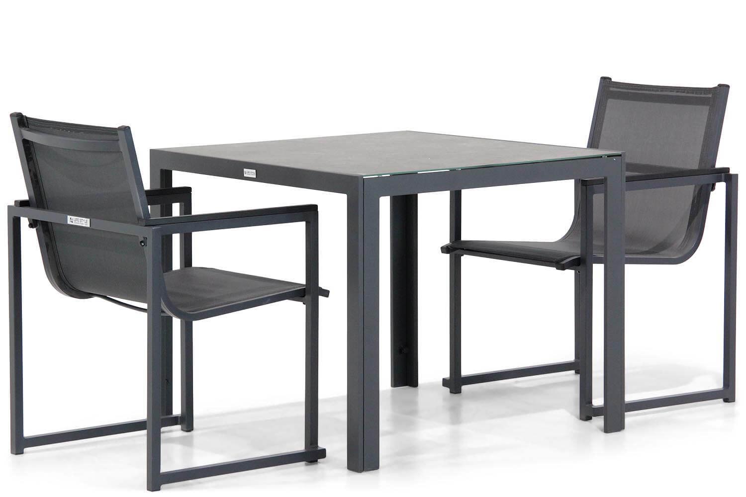 Lifestyle Delgada/Varano 90 cm dining tuinset 3-delig