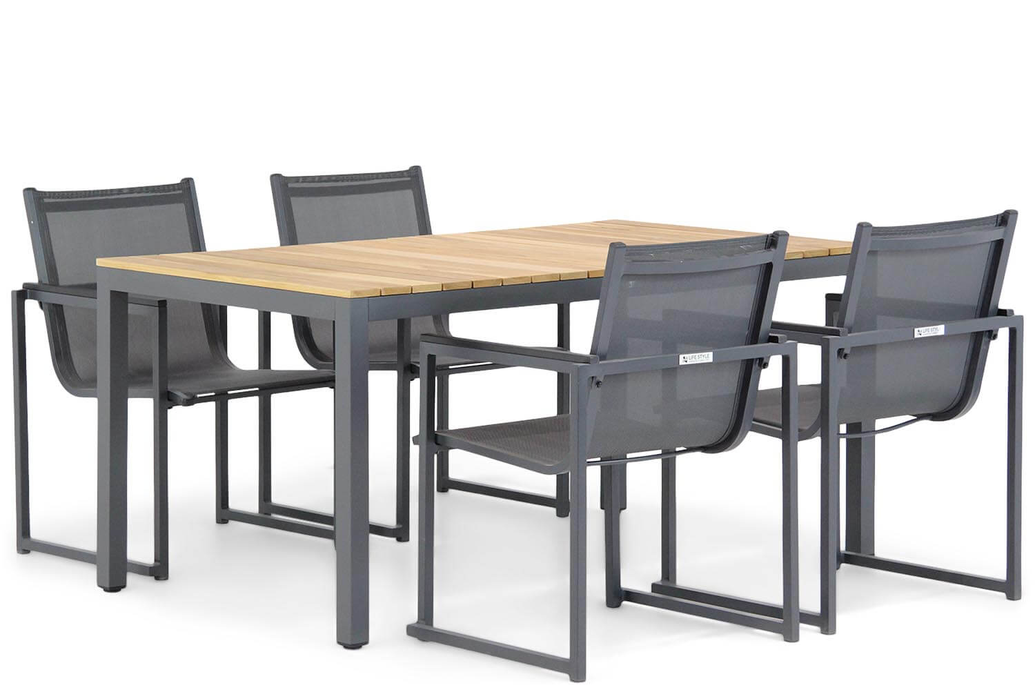 Lifestyle Delgada/Mazzarino 160 cm dining tuinset 5-delig