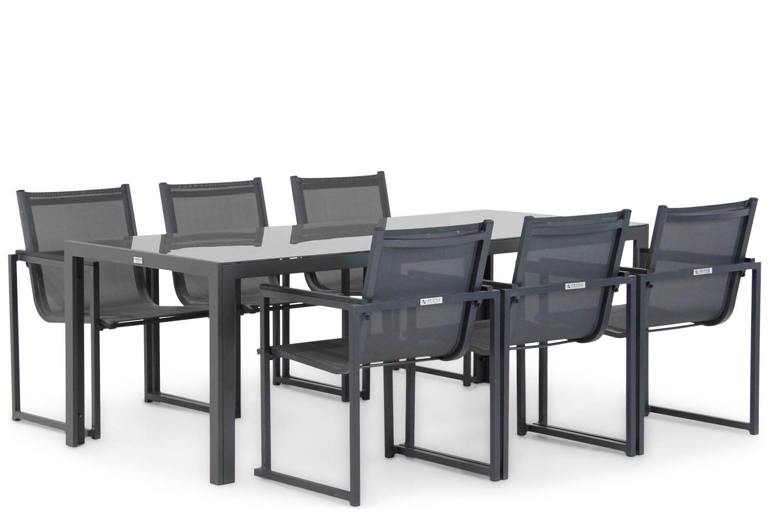 Lifestyle Delgada/Mondello 210 cm dining tuinset 7-delig