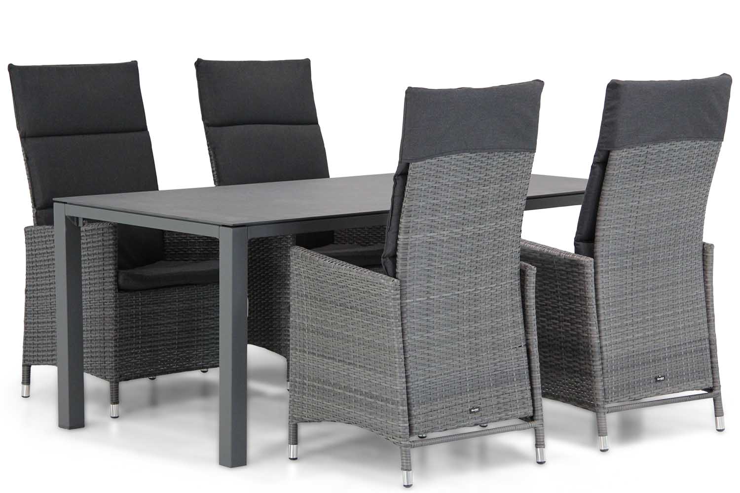 Garden Collections Denver/Pallazo 180 cm dining tuinset 5-delig