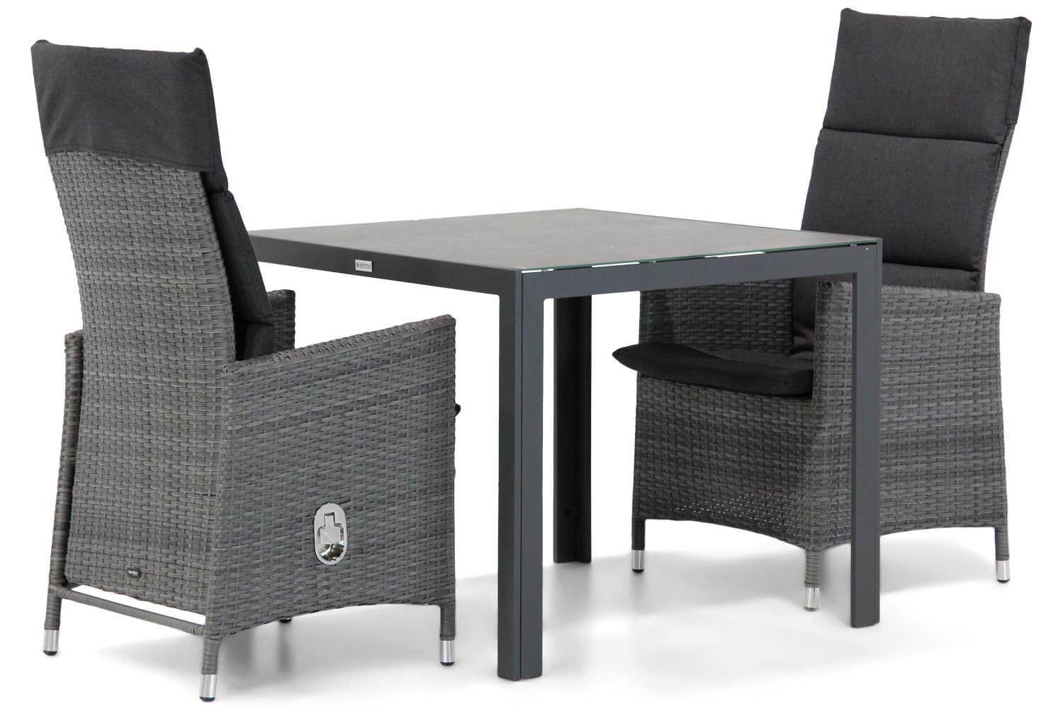 Garden Collections Denver/Varano 90 cm dining tuinset 3-delig