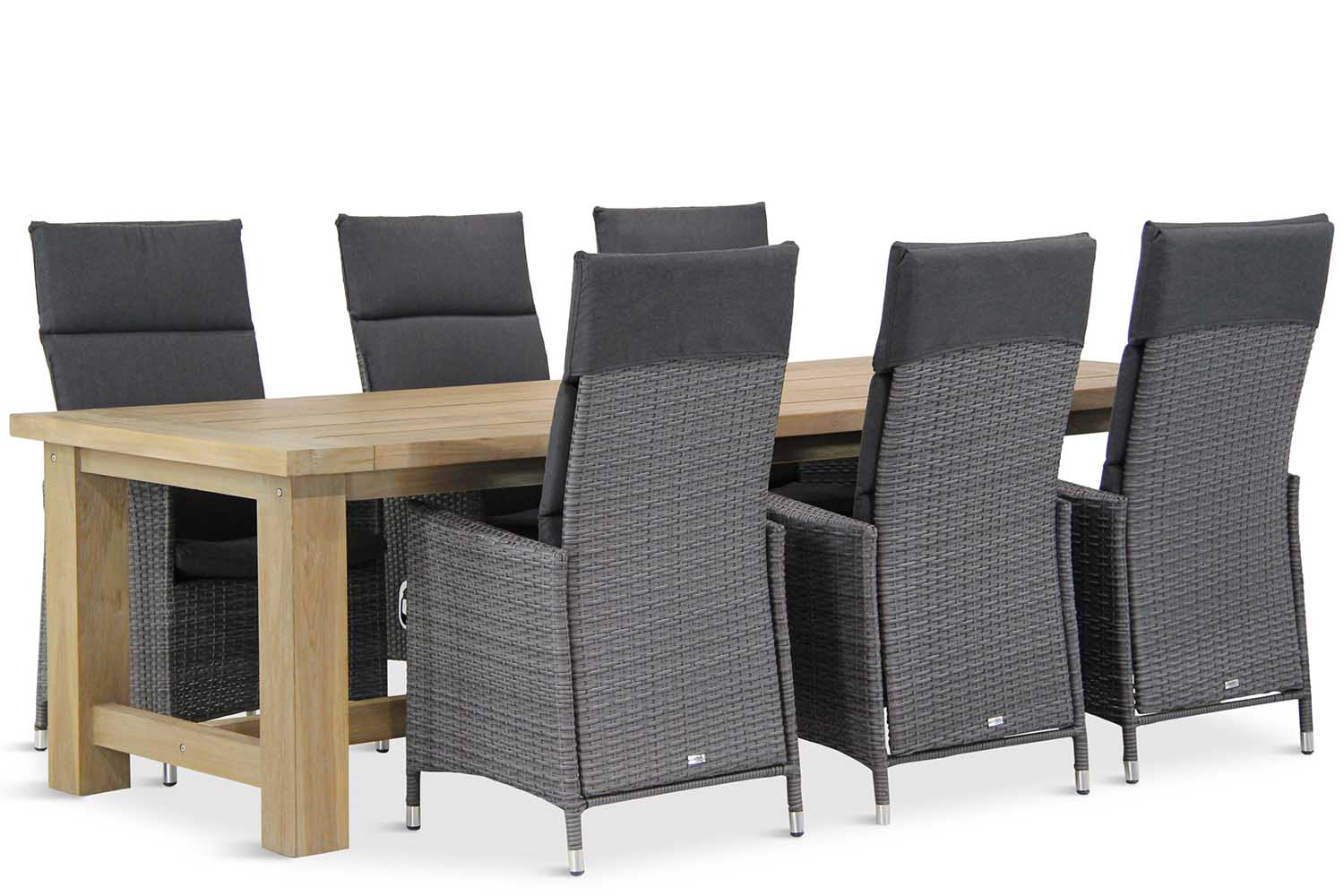 Garden Collections Denver/Fourmile 260 cm dining tuinset 7-delig