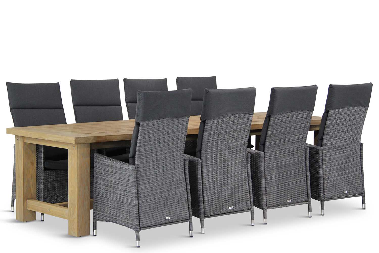 Garden Collections Denver/Fourmile 300 cm dining tuinset 9-delig
