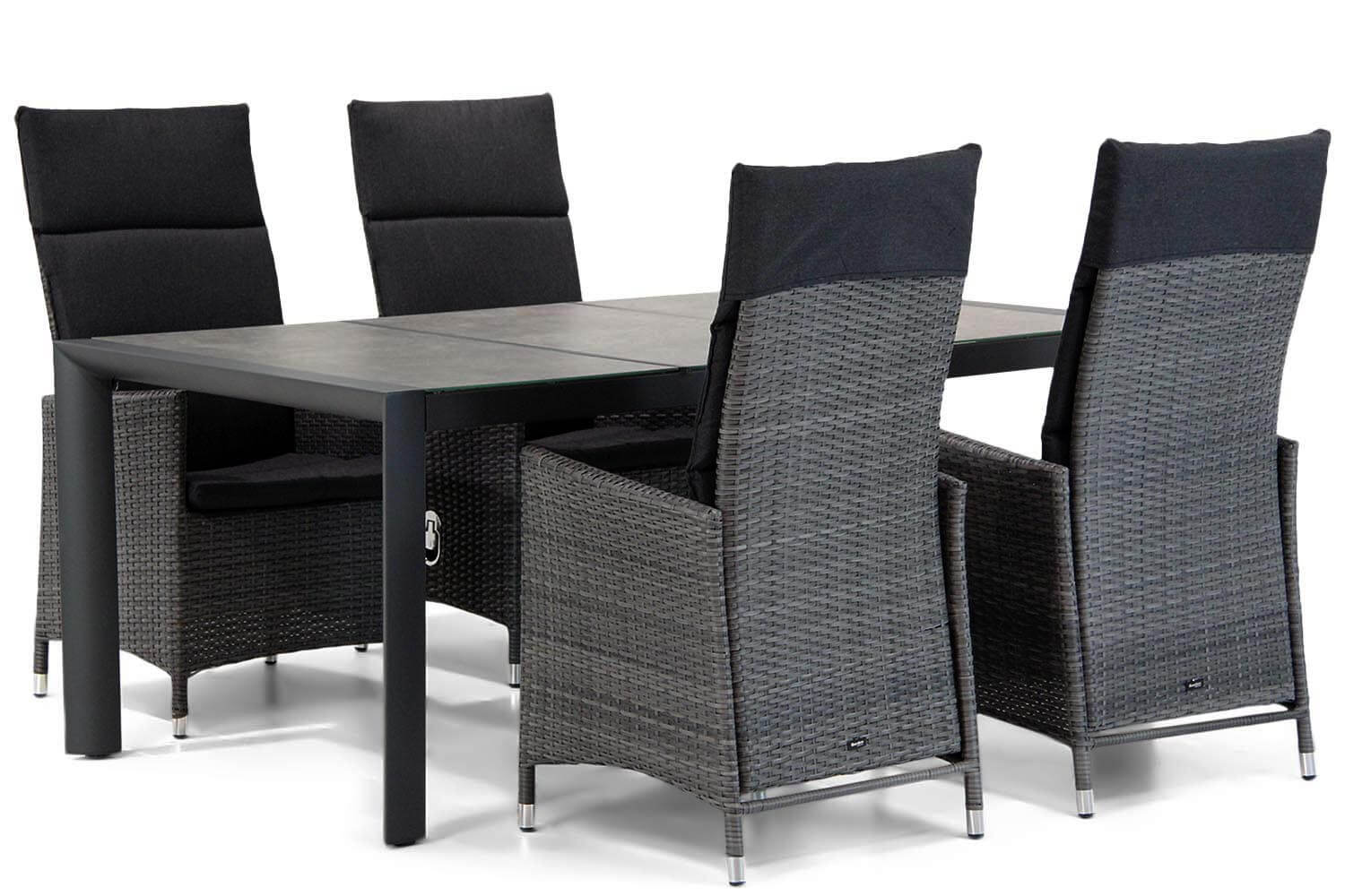 Garden Collections Denver/Lido 180 cm dining tuinset 5-delig