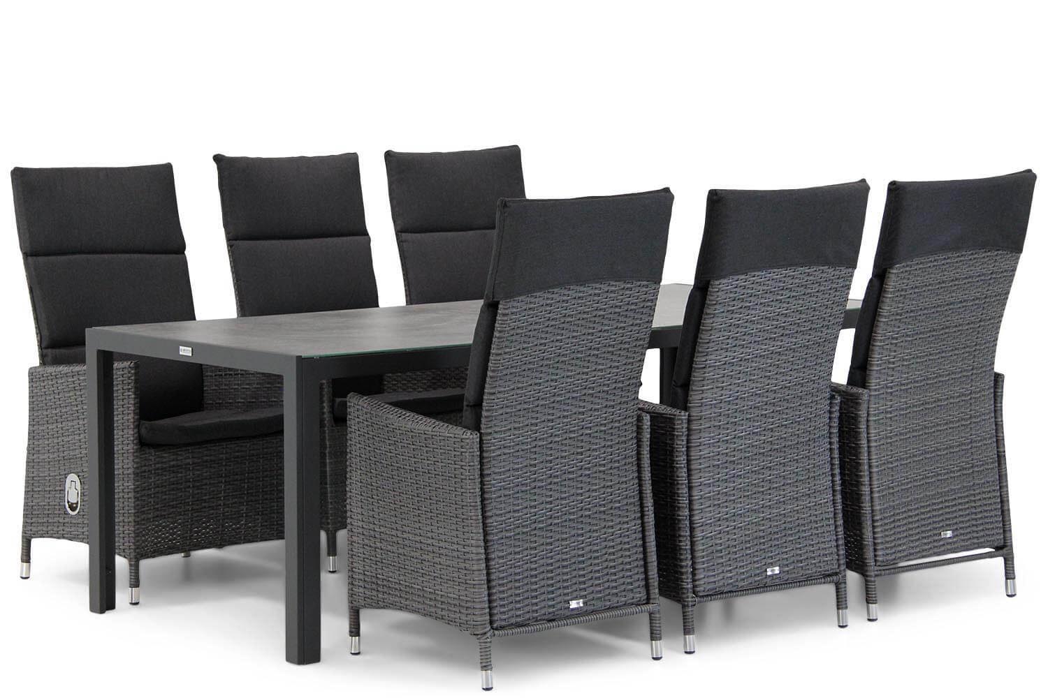 Garden Collections Denver/Varano 210 cm dining tuinset 7-delig