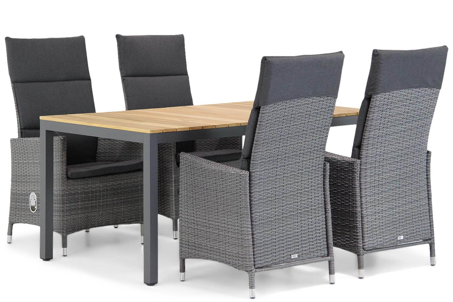 Garden Collections Denver/Mazzarino 160 cm dining tuinset 5-delig