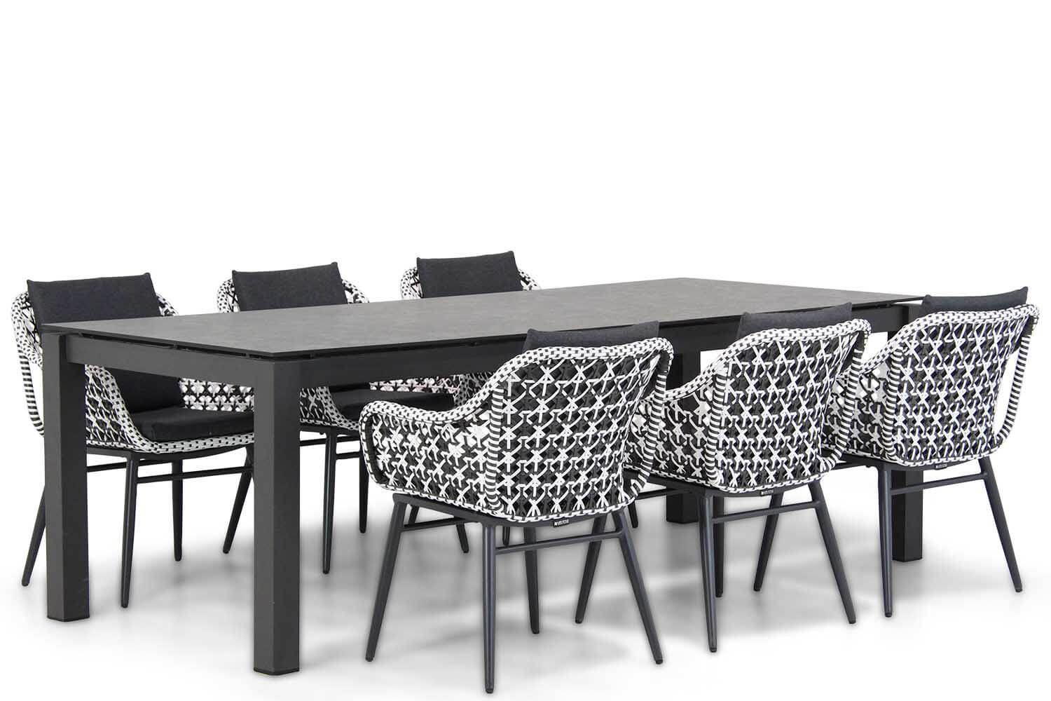 Lifestyle Dolphin/Yukon 240 cm dining tuinset 7-delig