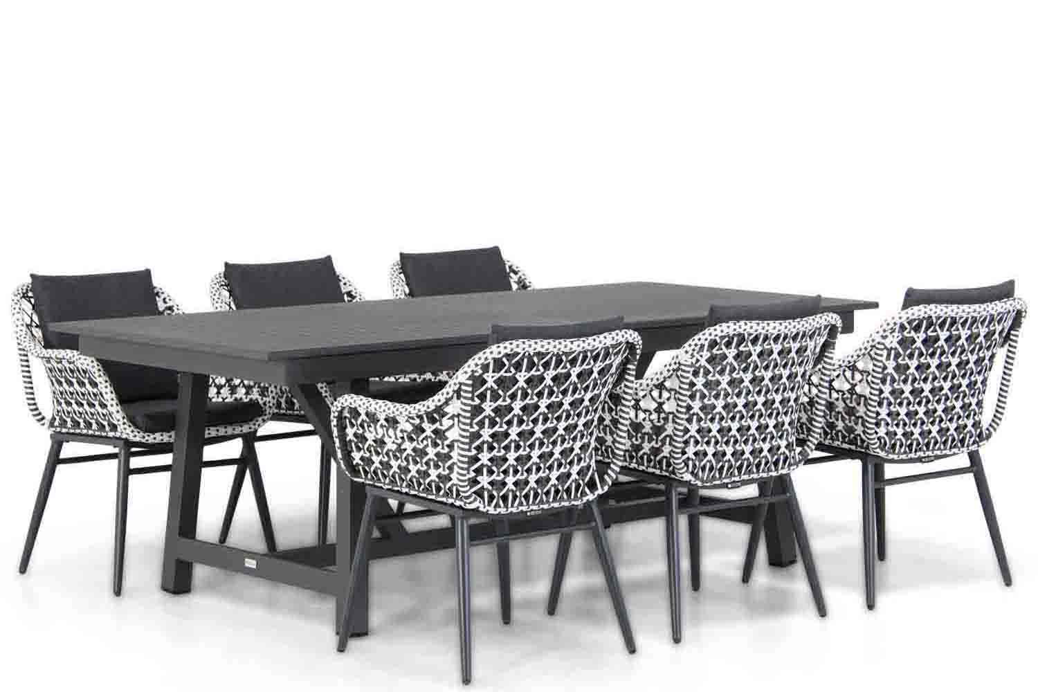 Lifestyle Dolphin/General 217/277 cm dining tuinset 7-delig