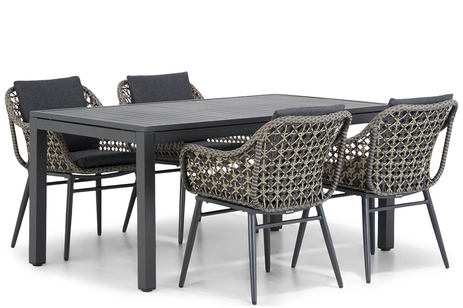 Lifestyle Dolphin-Concept 160 cm dining tuinset 5-delig