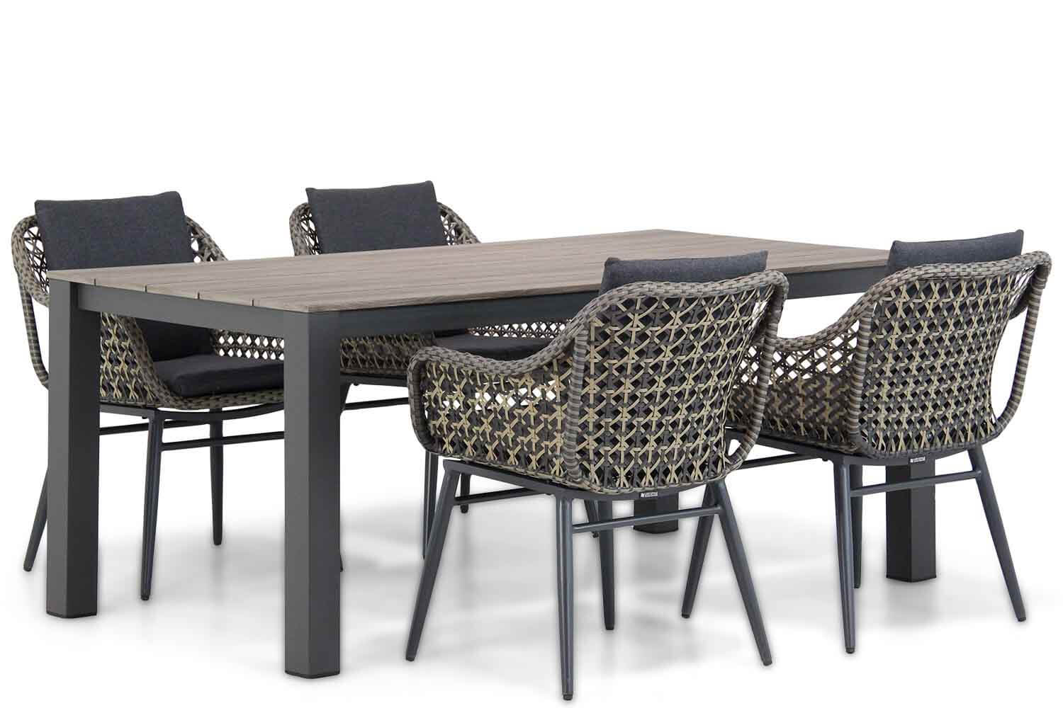 Lifestyle Dolphin/Valley 180 cm dining tuinset 5-delig