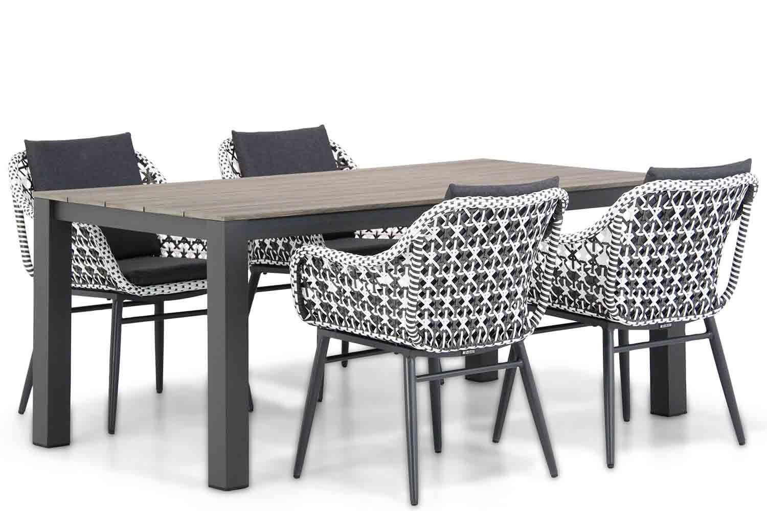 Lifestyle Dolphin/Valley 180 cm dining tuinset 5-delig