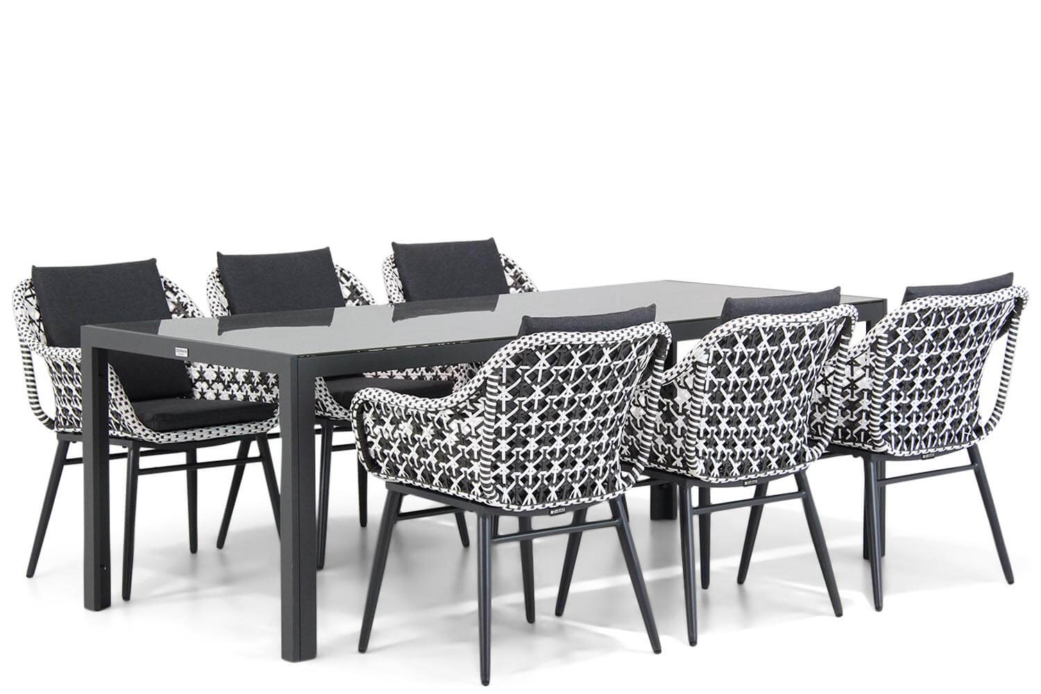 Lifestyle Dolphin-Mondello 210 cm dining tuinset 7-delig