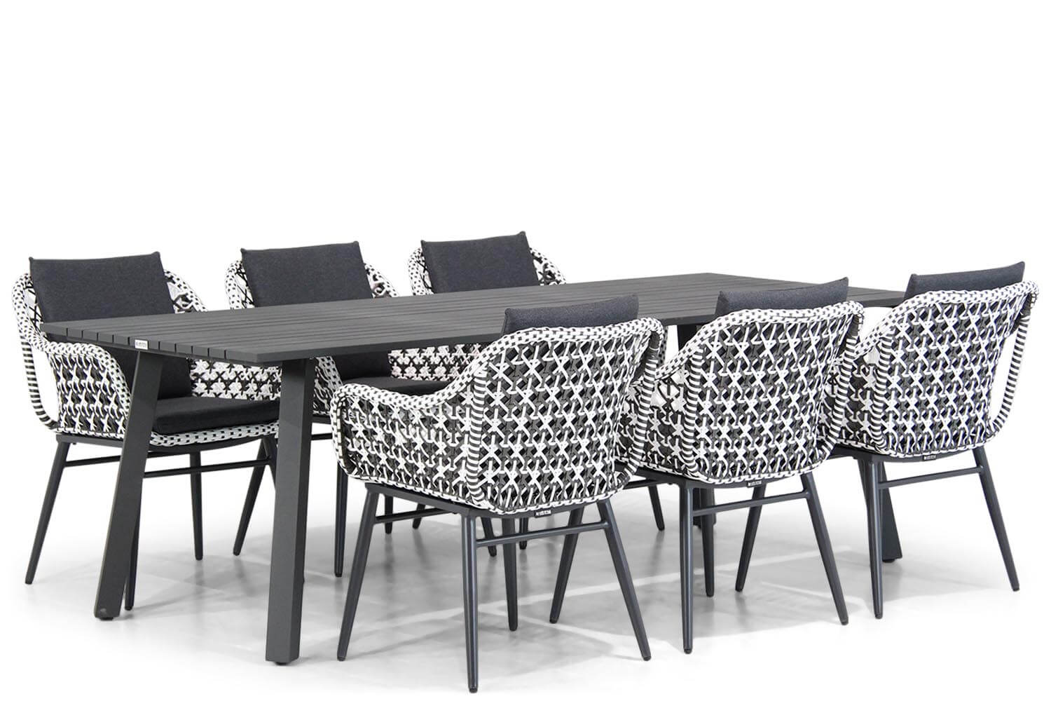 Lifestyle Dolphin/Villagio 230 cm dining tuinset 7-delig