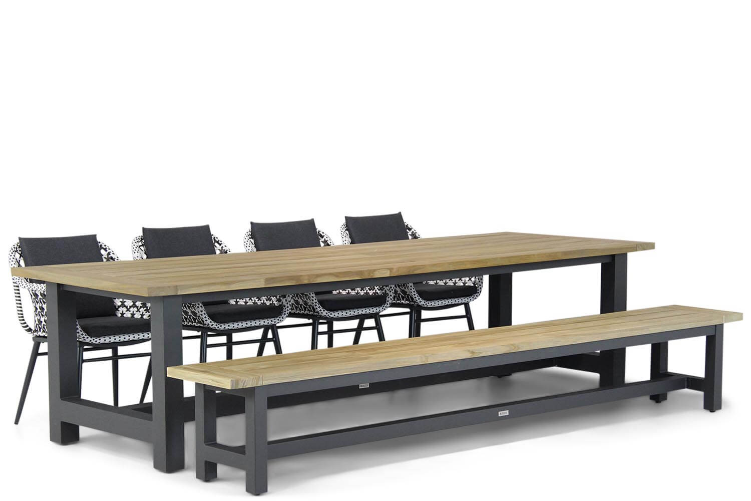 Lifestyle Dolphin/San Francisco 260 cm dining tuinset 6-delig