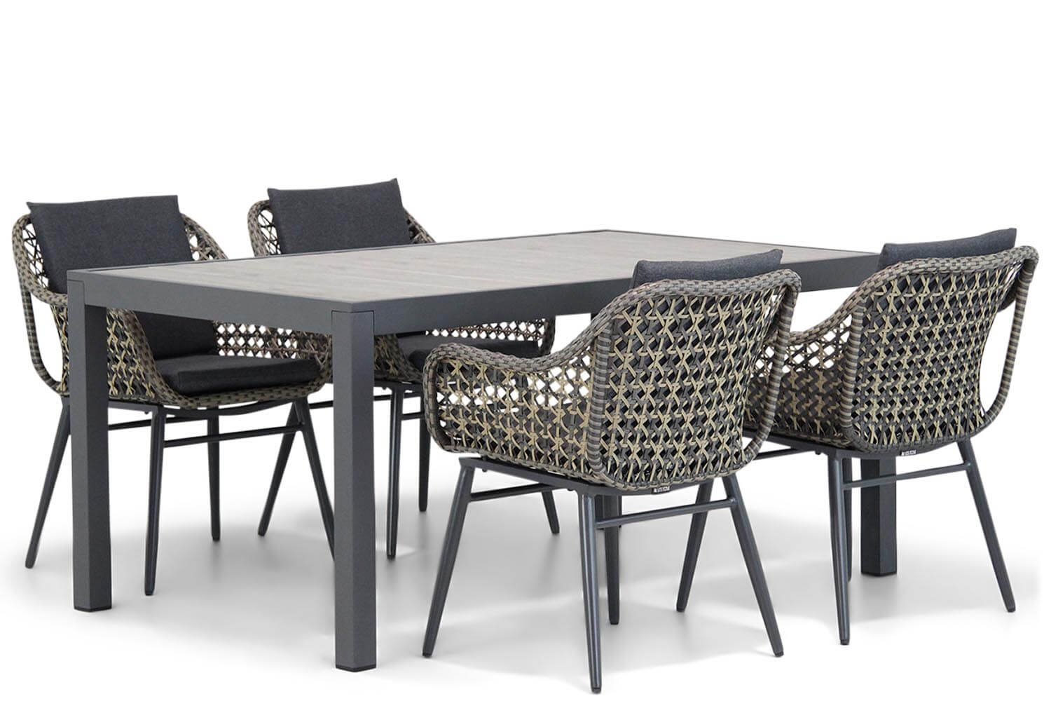 Lifestyle DolphinResidence 164 cm dining tuinset 5 delig