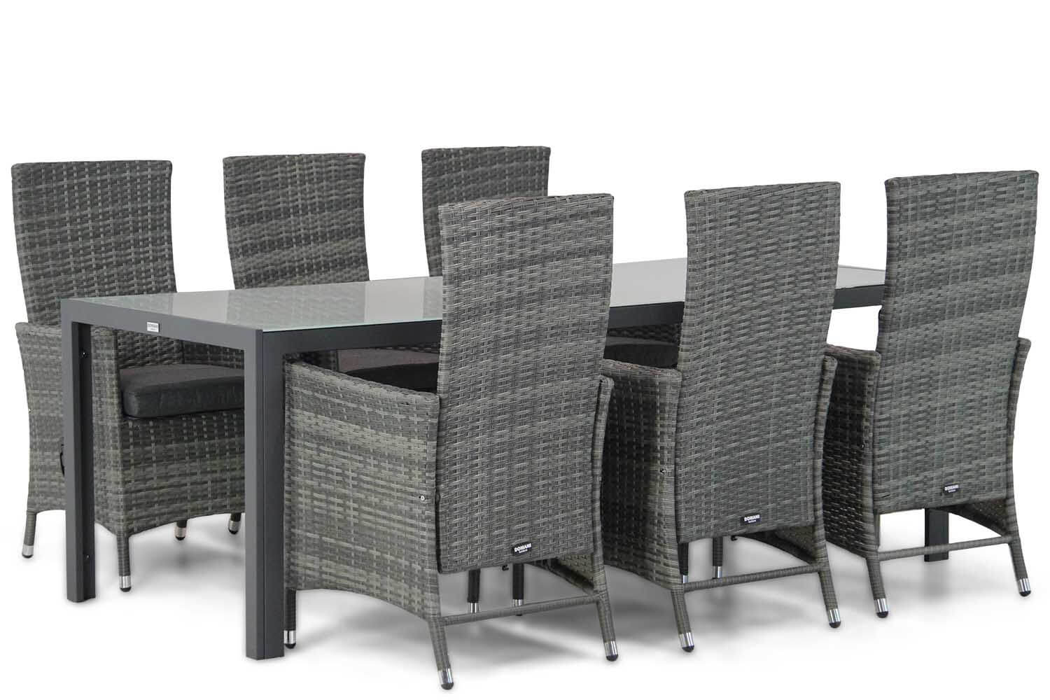 Domani Beluga/Mondello 210 cm dining tuinset 7-delig