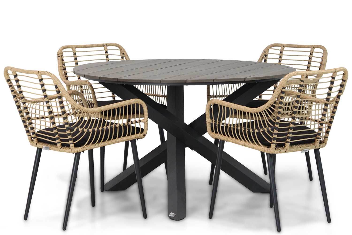 Domani Certo/Ancona 125 cm dining tuinset 5-delig