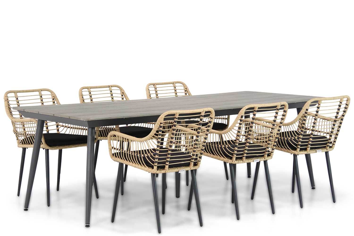 Domani Certo/Matale 240 cm dining tuinset 7-delig