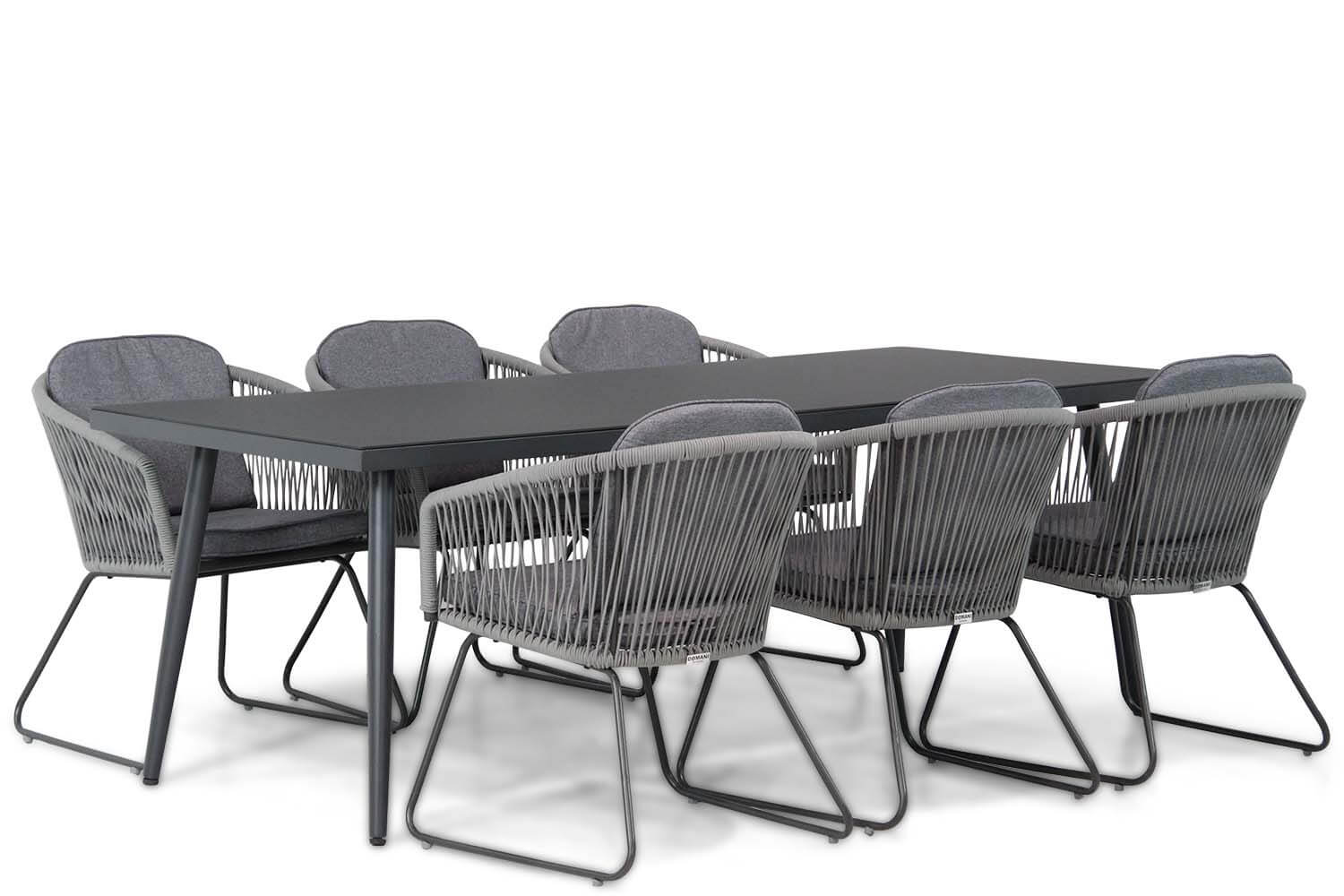 Domani Midway/Valencia 220 cm dining tuinset 7-delig