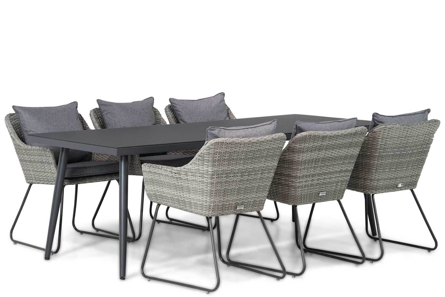 Domani Tibertuno/Valencia 220 cm dining tuinset 7-delig