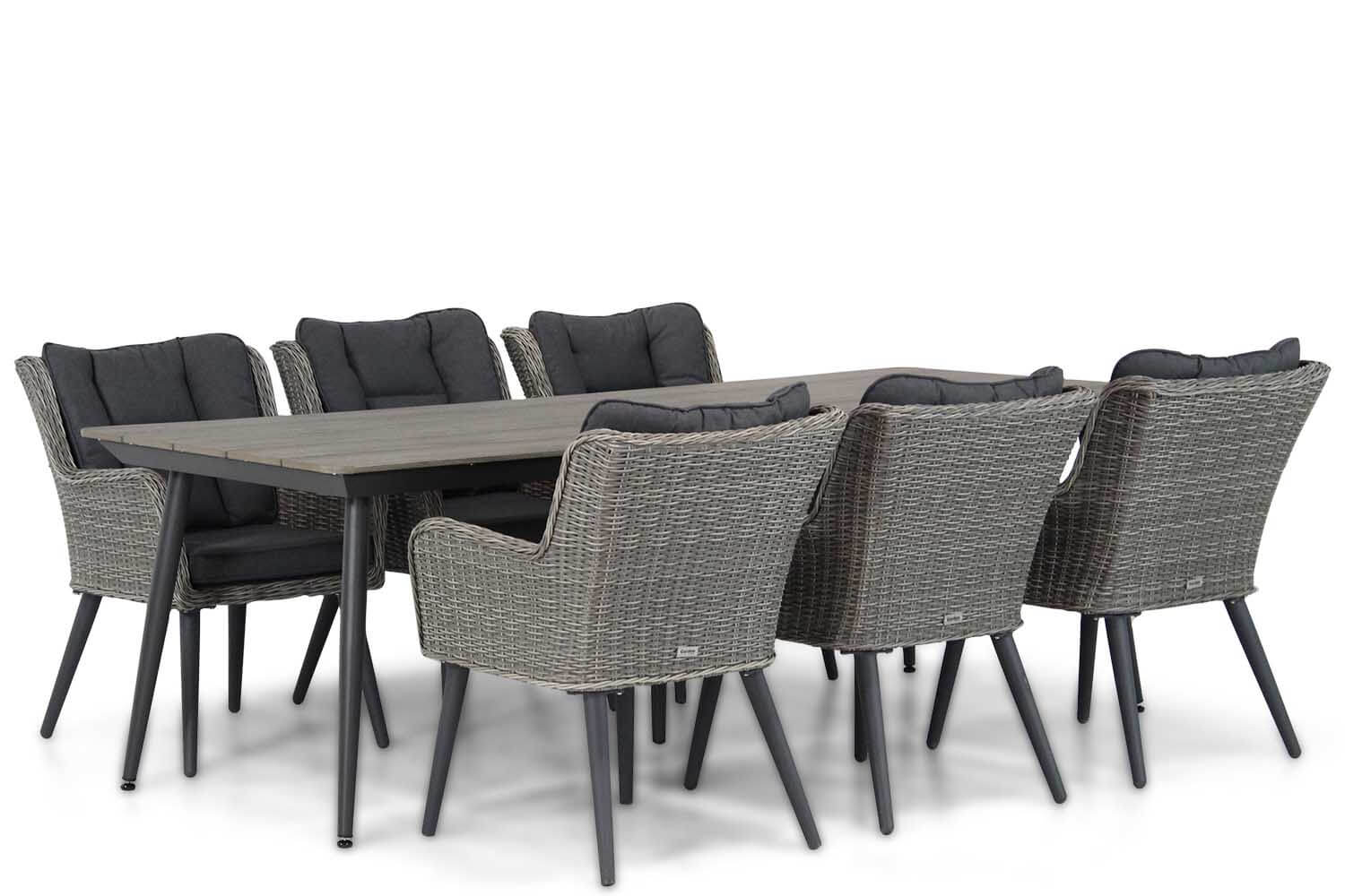 Garden Collections Boston/Matale 240 cm dining tuinset 7-delig
