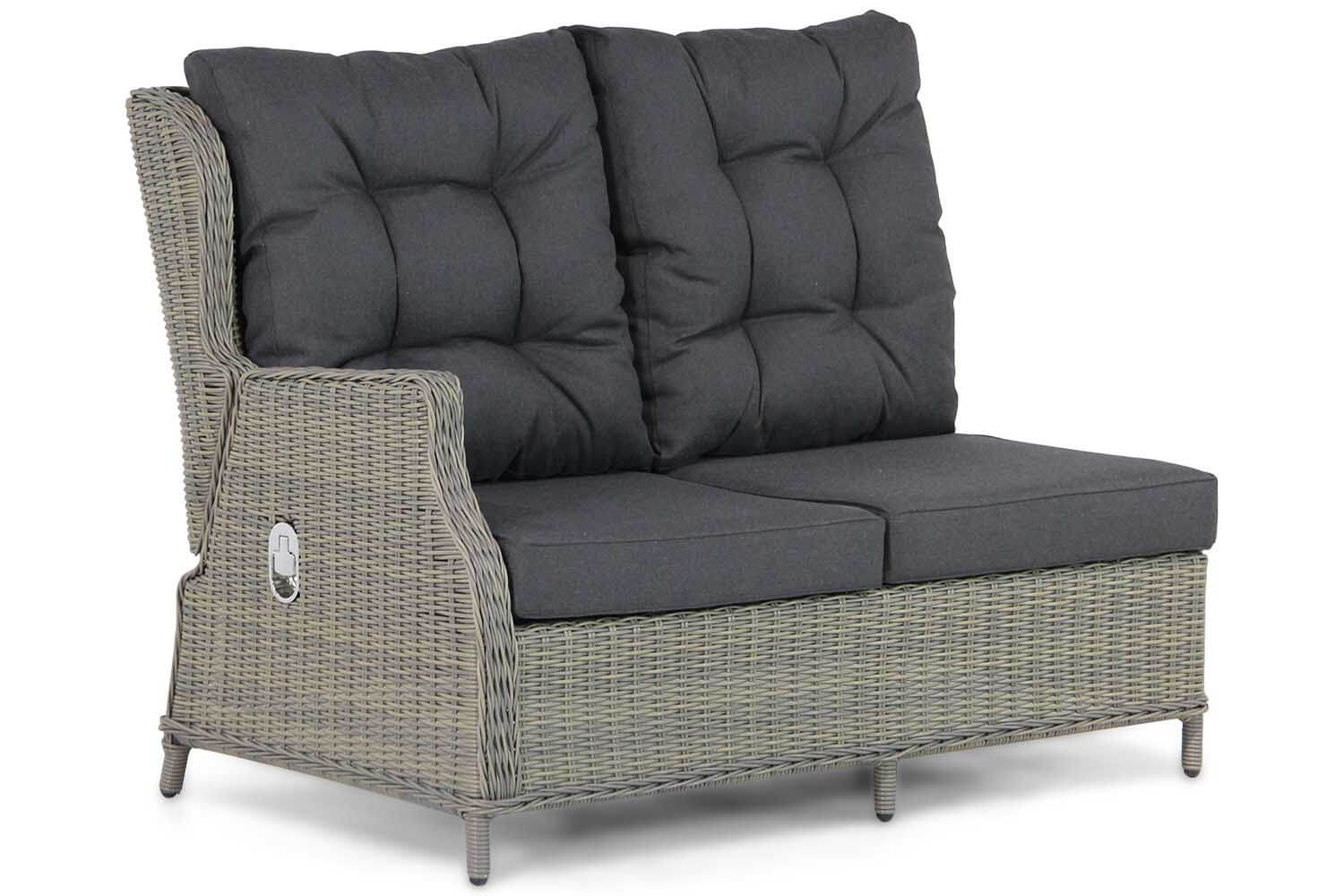 Garden Collections Chicago/Seaside 90 cm hoek loungeset 4-delig