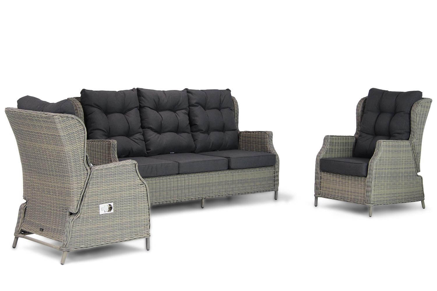 Garden Collections Chicago stoel bank loungeset 3 delig