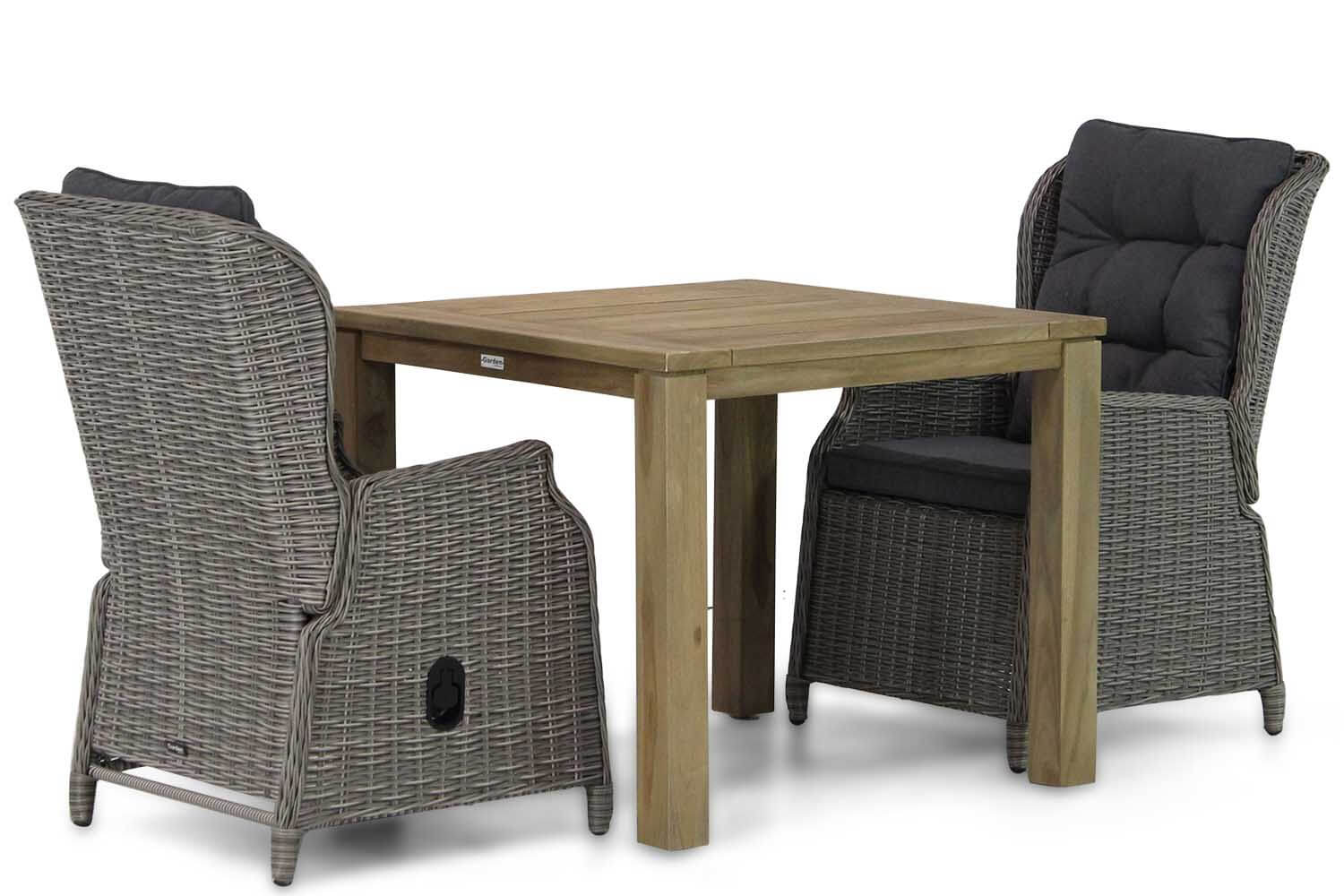 Garden Collections Edingburgh/Bristol 90 cm dining tuinset 3-delig