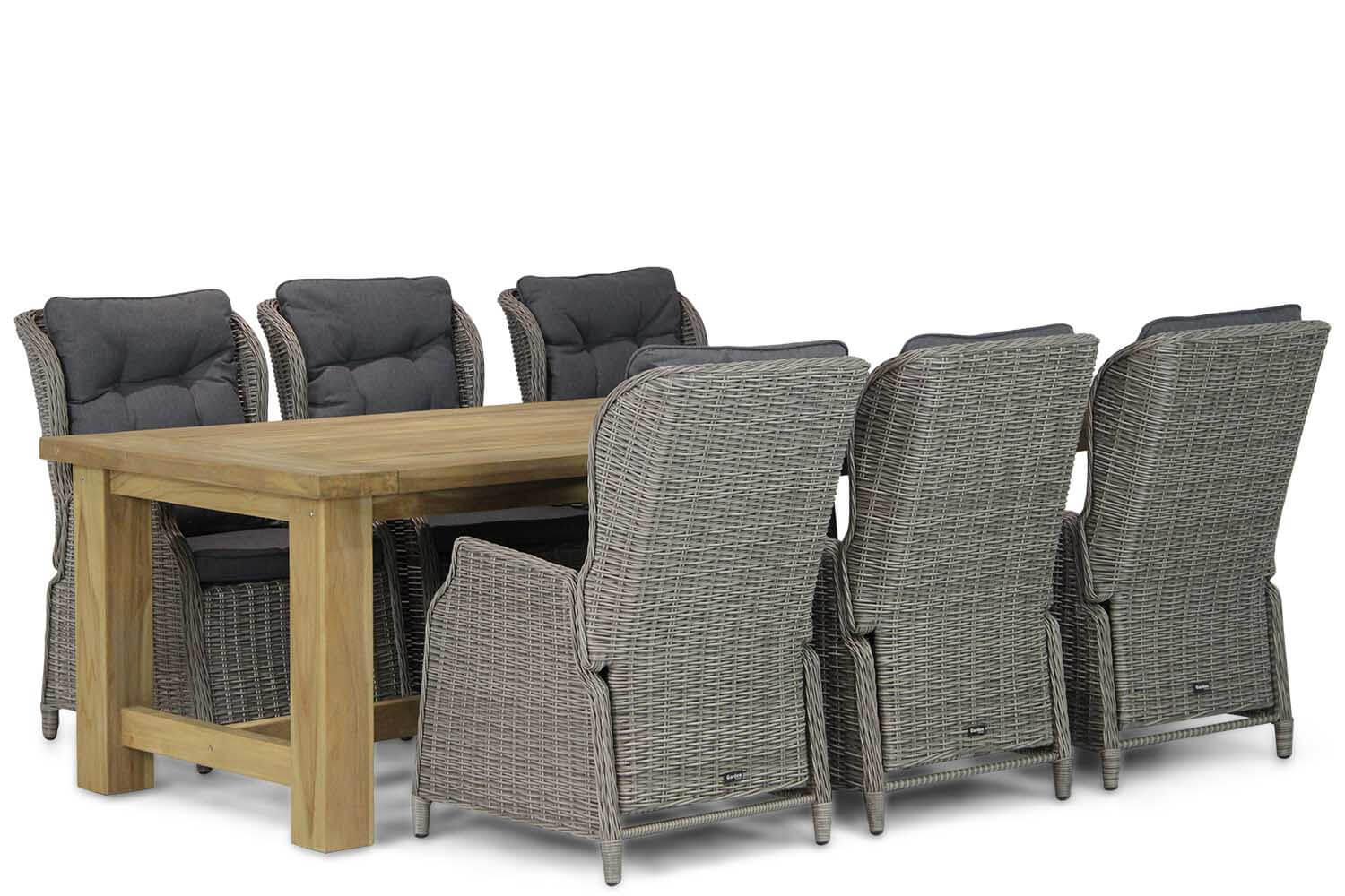 Garden Collections Edingburgh/Fourmile 260 cm dining tuinset 7-delig Garden Collections Edingburgh/Fourmile 260 cm dining tuinset 7-delig
