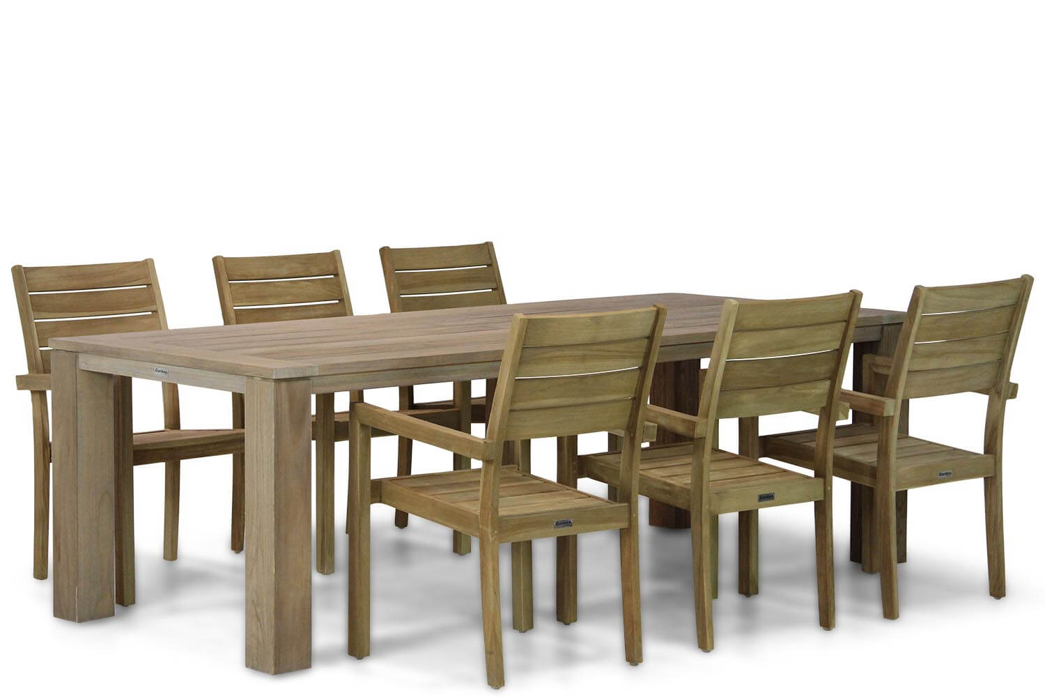 Garden Collections Liverpool Brighton 240 cm dining tuinset 7 delig