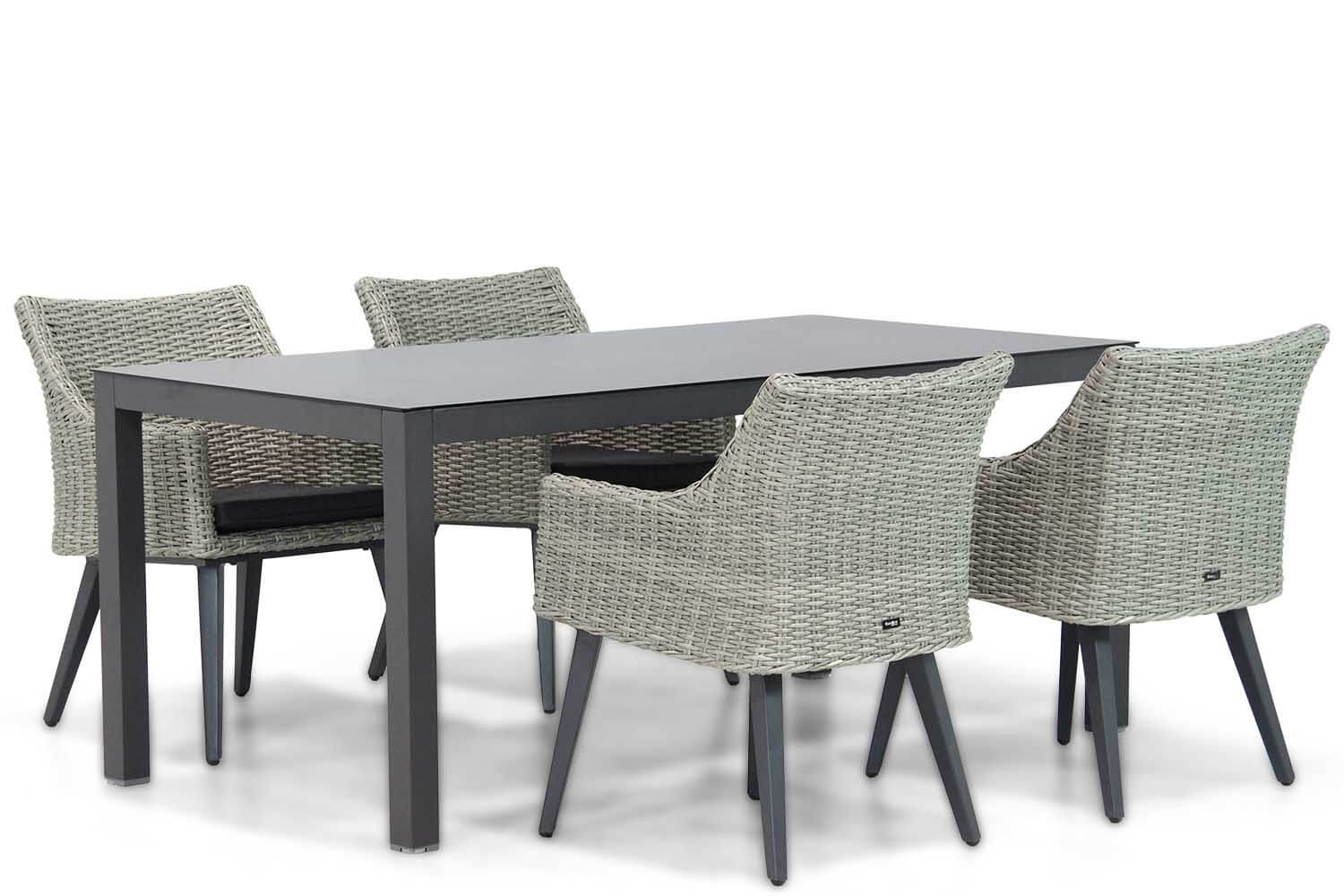 Garden Collections Milton/Madras 180 cm dining tuinset 5-delig