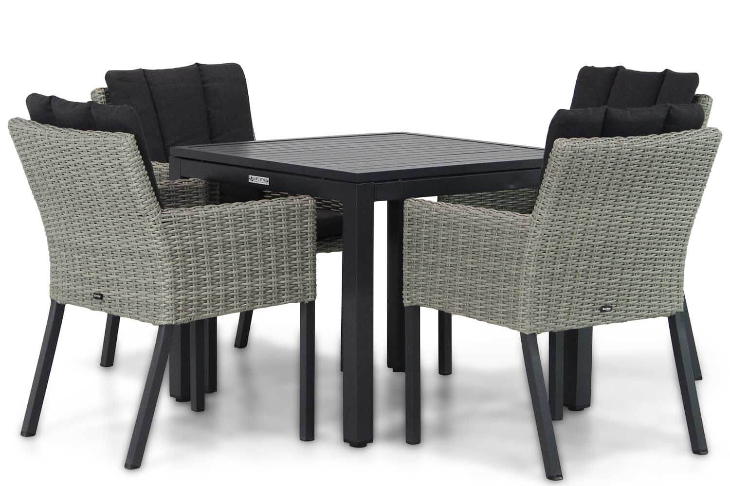 Garden Collections Oxbow/Concept 90 cm dining tuinset 5-delig