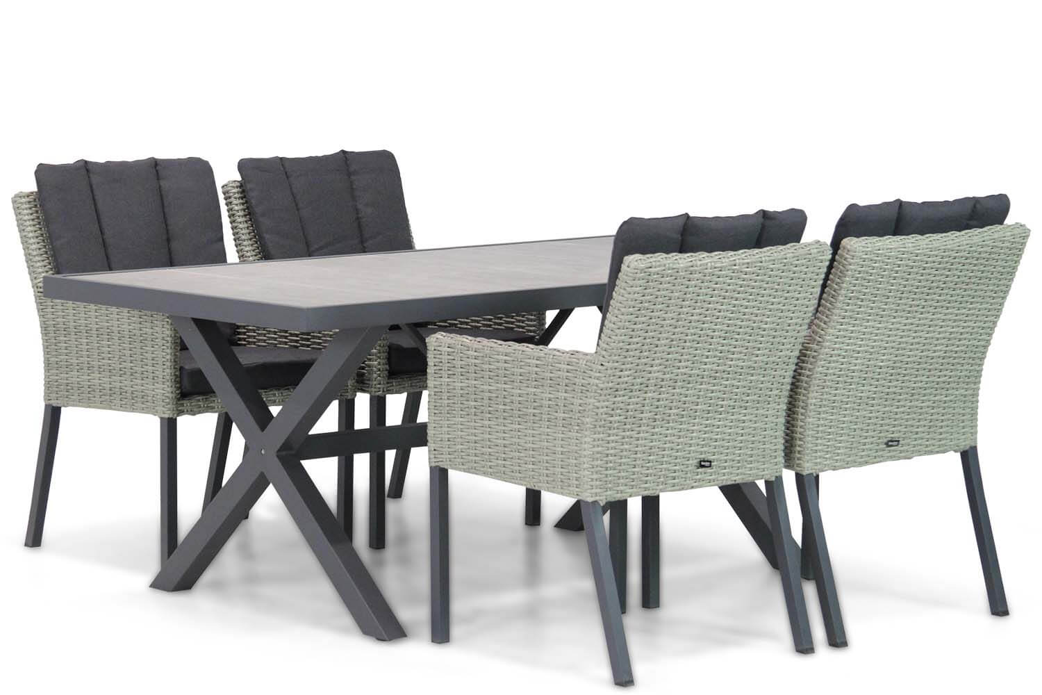 Garden Collections Oxbow/Crossley 185 cm dining tuinset 5-delig