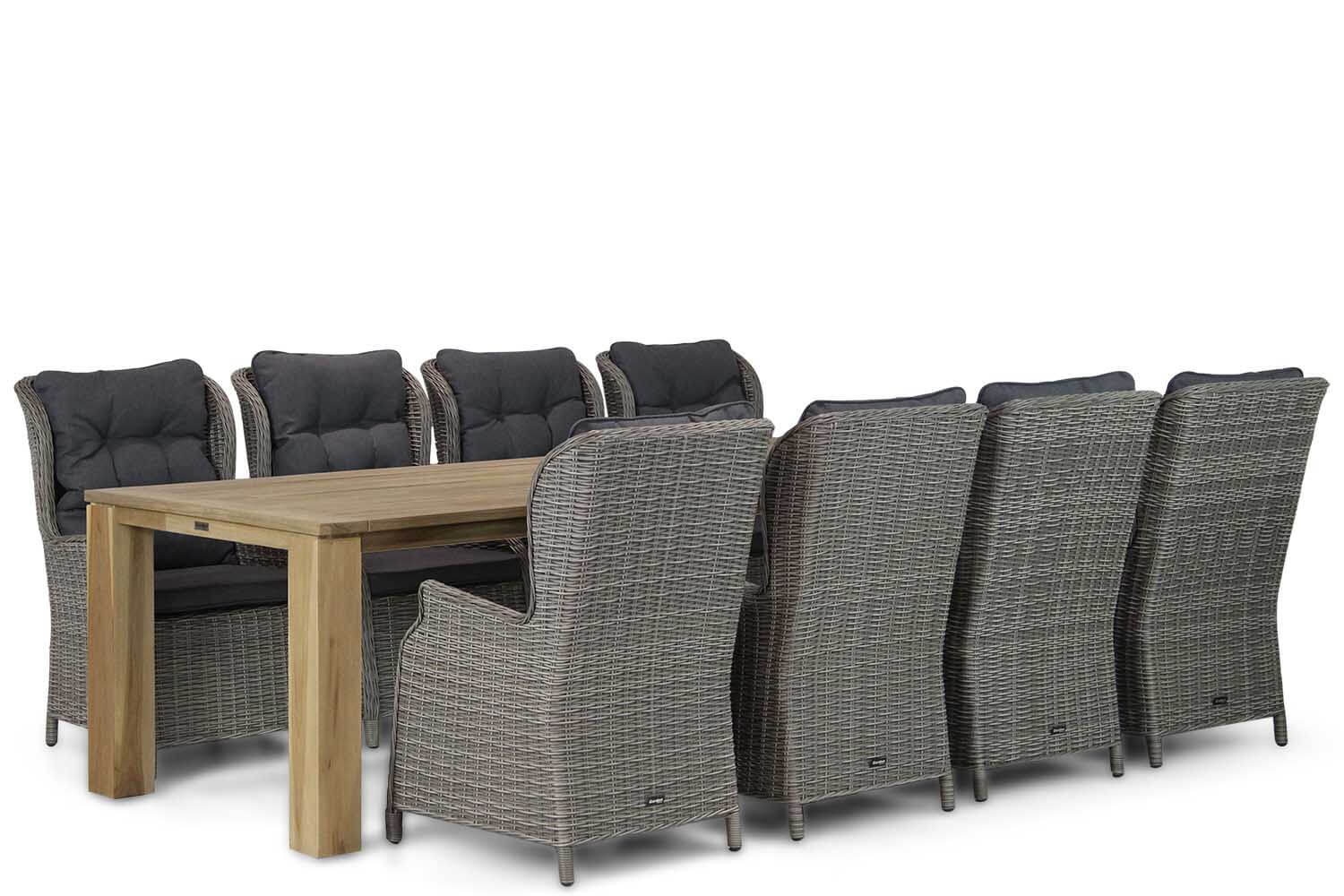 Garden Collections Windsor/Brighton 300 cm dining tuinset 9-delig