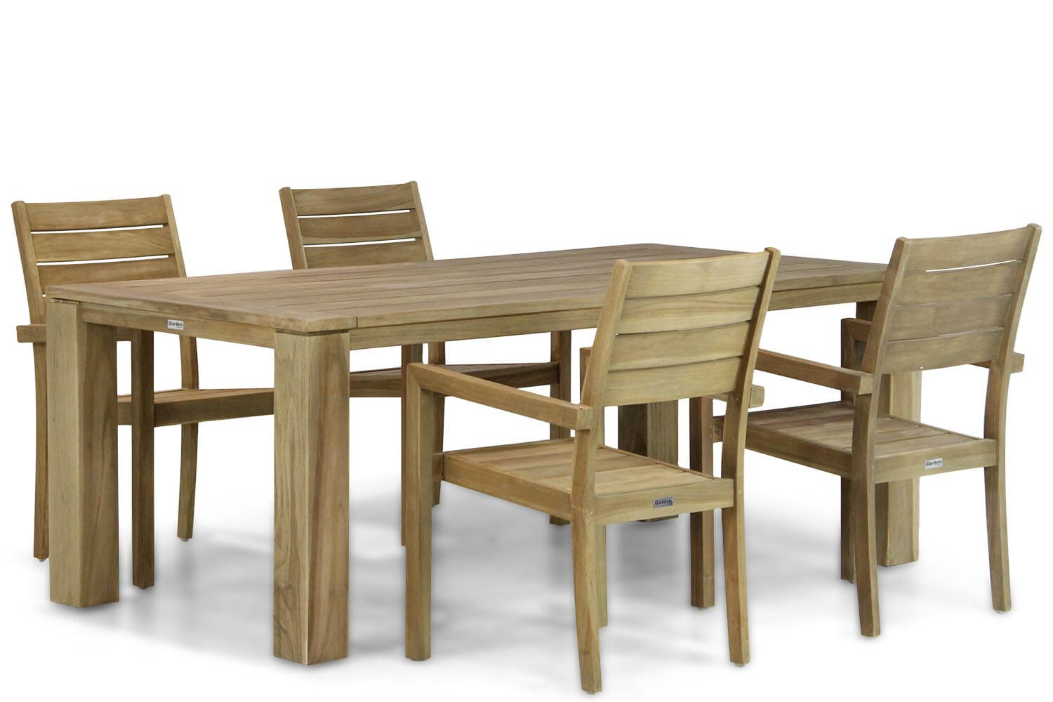 Garden Collections Liverpool/Brighton 200 cm dining tuinset 5-delig Garden Collections Liverpool/Brighton 200 cm dining tuinset 5-delig