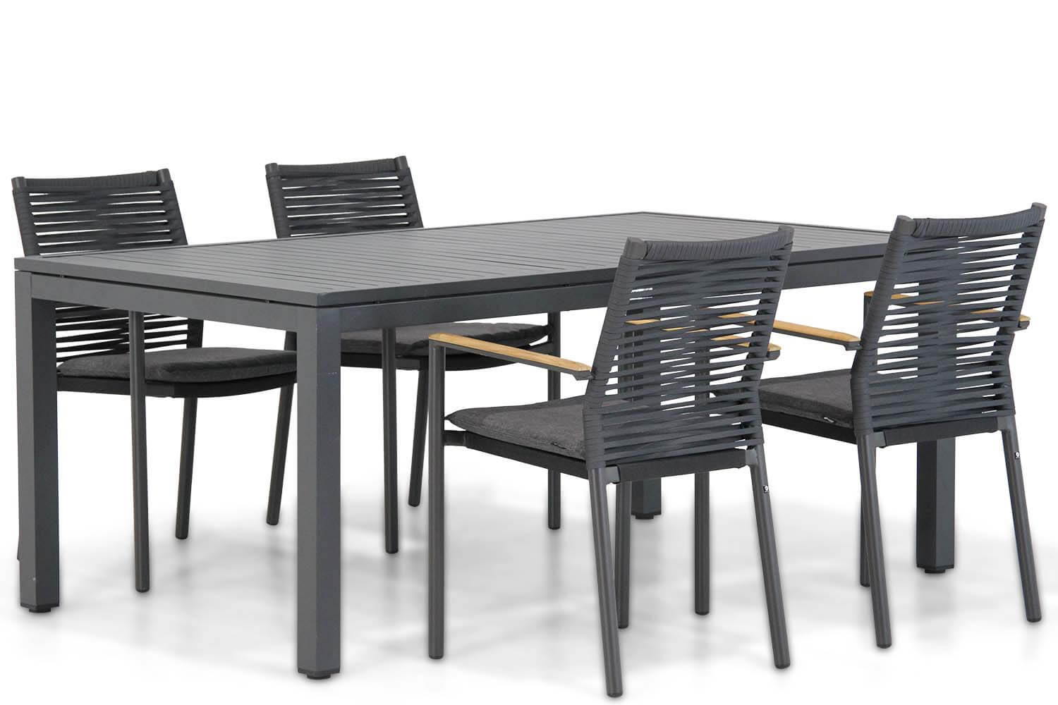 Santika Giovane/Concept 180 cm dining tuinset 5-delig