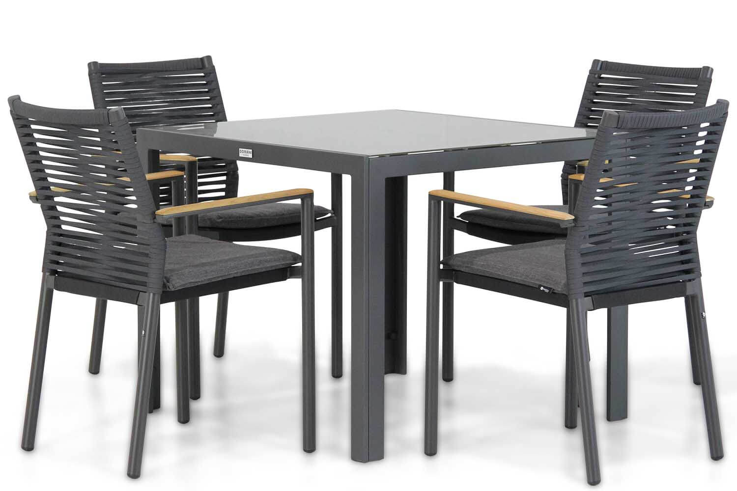 Santika GiovaneMondello 90 cm dining tuinset 5 delig