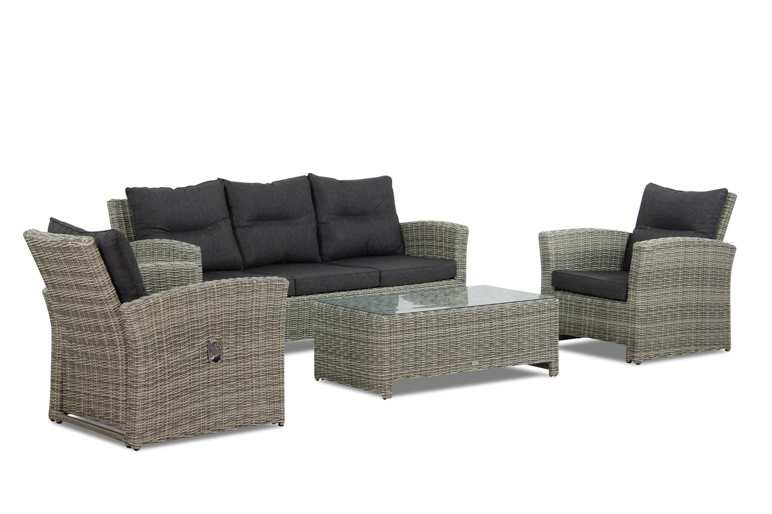 Garden Collections Giovedi loungeset 4-delig Garden Collections Giovedi loungeset 4-delig