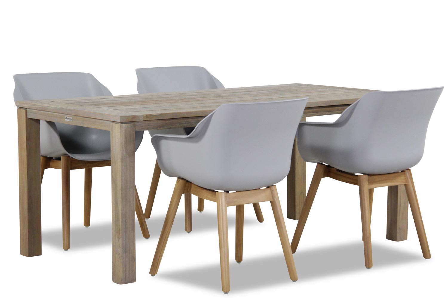 Hartman Sophie teak/Bristol 180 cm dining tuinset 5-delig