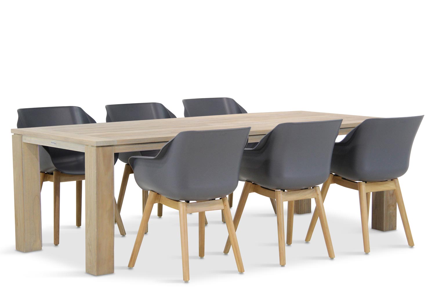 Hartman Sophie teak-Brighton 240 cm dining tuinset 7-delig